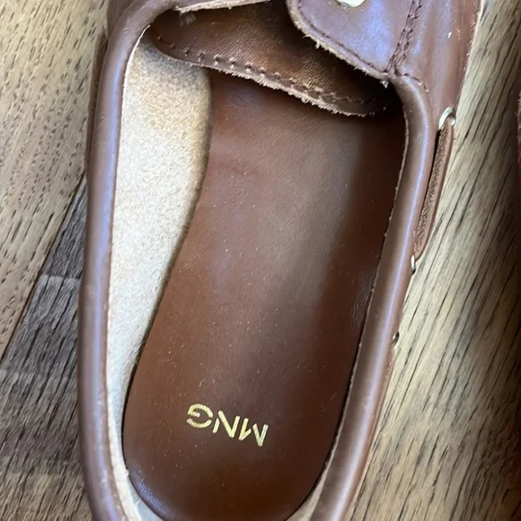 MNG Woman’s Leather Loafers Size 36/6 - Picture 7 of 7